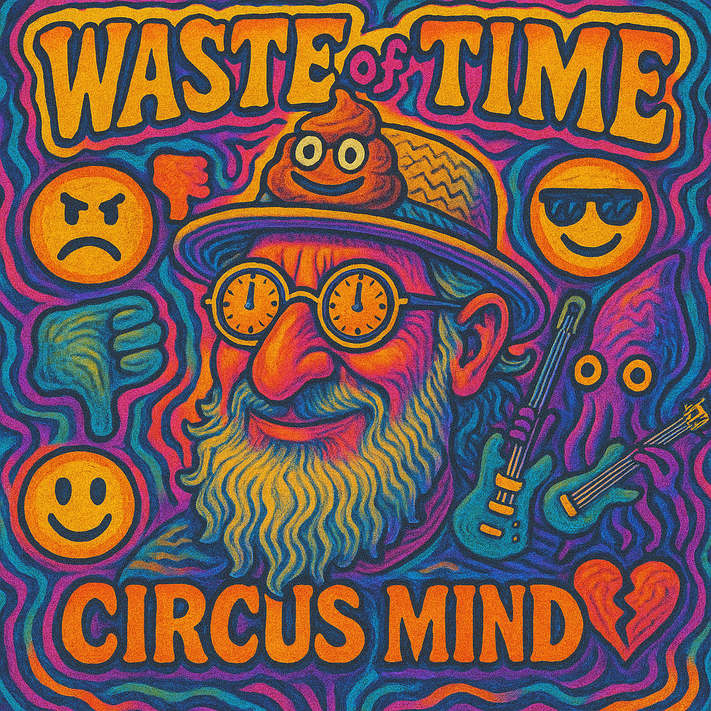 Circus Mind Blends Rock and Groove in New Single “Waste of Time”
